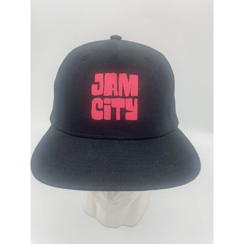 Elevate‎ Jam City Mobile Gaming Truckers Cap Snapback Hat Black Fit NWT